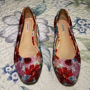 Alex Marie Altana Colorful Sequin Women's Ballet Flats